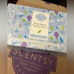 Scentsy Dryer Sheets Box -clothesline
